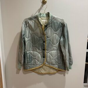 THE GREAT. Quilted Bomber Jacket